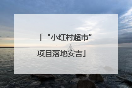 “小红村超市”项目落地安吉
