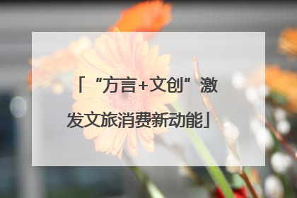 “方言+文创”激发文旅消费新动能