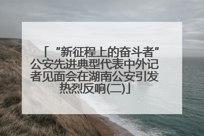 “新征程上的奋斗者”公安先进典型代表中外记者见面会在湖南公安引发热烈反响(二)