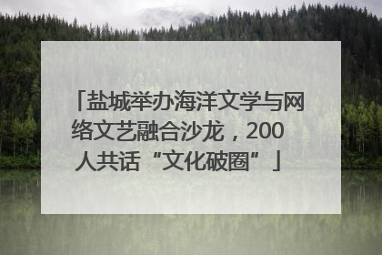 盐城举办海洋文学与网络文艺融合沙龙，200人共话“文化破圈”