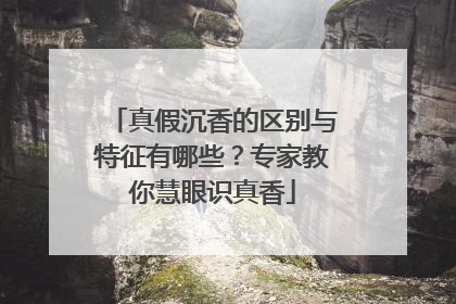 真假沉香的区别与特征有哪些？专家教你慧眼识真香