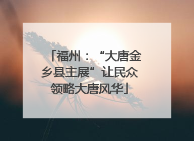 福州：“大唐金乡县主展”让民众领略大唐风华