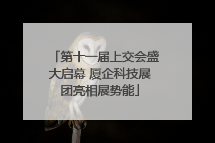 第十一届上交会盛大启幕 厦企科技展团亮相展势能