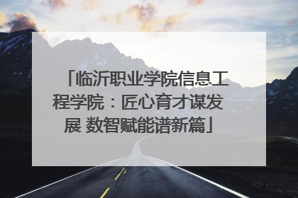 临沂职业学院信息工程学院：匠心育才谋发展 数智赋能谱新篇