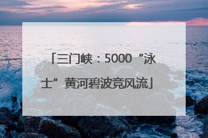 三门峡：5000“泳士”黄河碧波竞风流