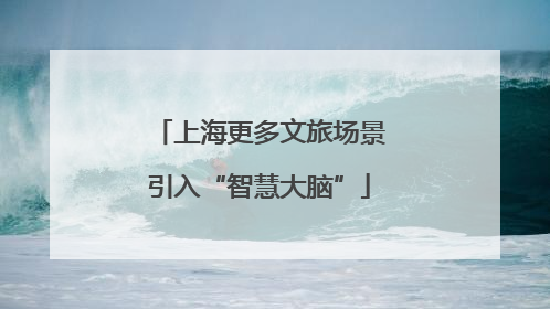 上海更多文旅场景引入“智慧大脑”