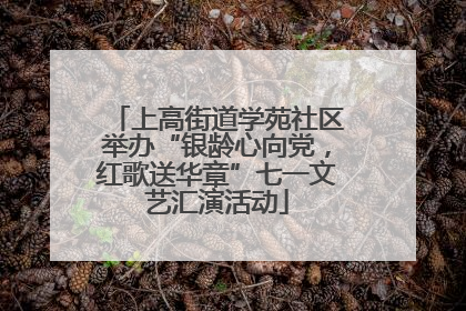 上高街道学苑社区举办“银龄心向党，红歌送华章”七一文艺汇演活动