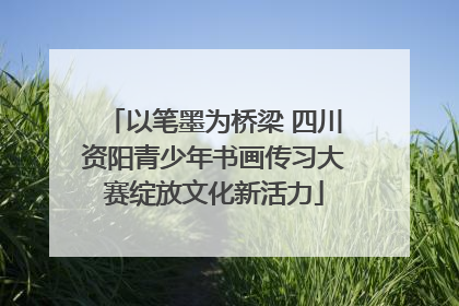 以笔墨为桥梁 四川资阳青少年书画传习大赛绽放文化新活力