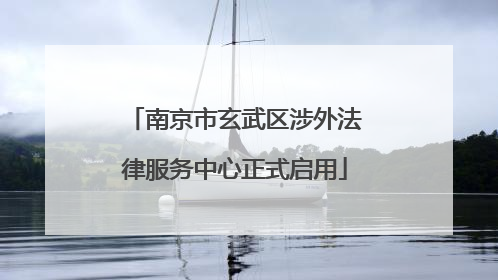 南京市玄武区涉外法律服务中心正式启用