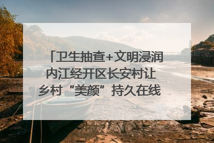 卫生抽查+文明浸润 内江经开区长安村让乡村“美颜”持久在线｜万千气象看四川