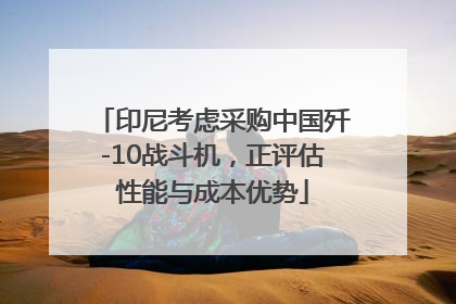 印尼考虑采购中国歼-10战斗机，正评估性能与成本优势