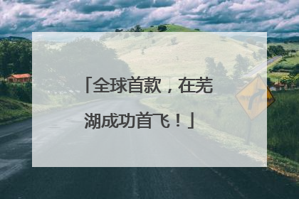 全球首款，在芜湖成功首飞！