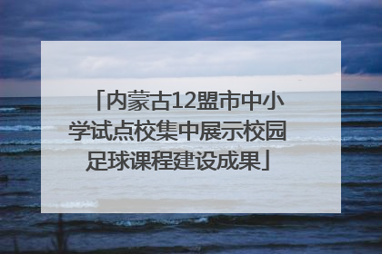 内蒙古12盟市中小学试点校集中展示校园足球课程建设成果