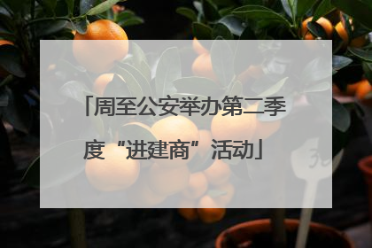 周至公安举办第二季度“进建商”活动