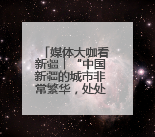 媒体大咖看新疆丨“中国新疆的城市非常繁华，处处都充满活力”