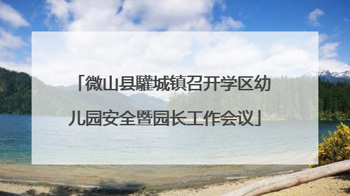 微山县驩城镇召开学区幼儿园安全暨园长工作会议