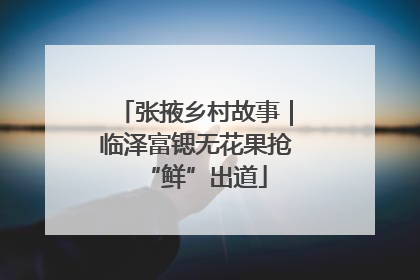 张掖乡村故事｜临泽富锶无花果抢“鲜”出道
