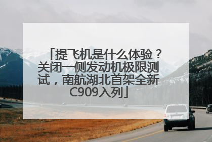提飞机是什么体验？关闭一侧发动机极限测试，南航湖北首架全新C909入列