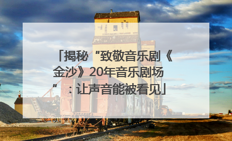 揭秘“致敬音乐剧《金沙》20年音乐剧场”：让声音能被看见
