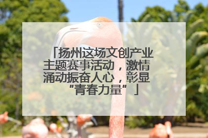 扬州这场文创产业主题赛事活动，激情涌动振奋人心，彰显“青春力量”