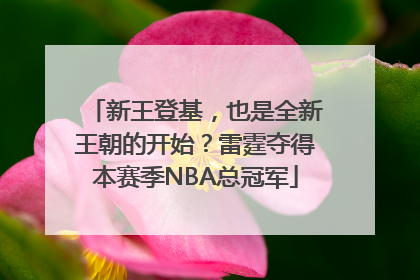新王登基，也是全新王朝的开始？雷霆夺得本赛季NBA总冠军