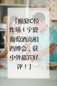 晚宴C位炸场！宁夏葡萄酒亮相西博会，获中外嘉宾好评！