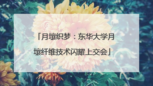月壤织梦：东华大学月壤纤维技术闪耀上交会