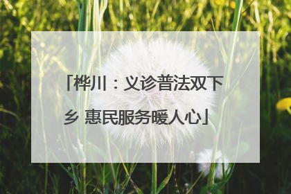 桦川：义诊普法双下乡 惠民服务暖人心
