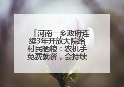 河南一乡政府连续3年开放大院给村民晒粮：农机手免费就餐，会持续开放到麦收结束
