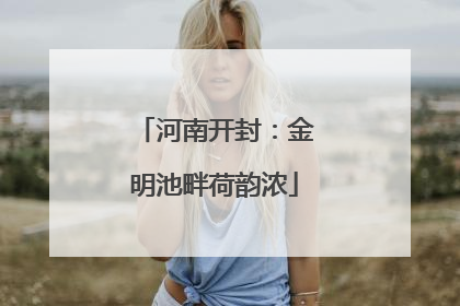 河南开封：金明池畔荷韵浓