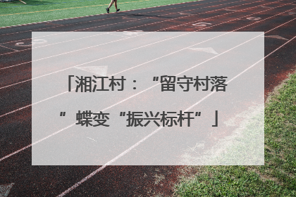 湘江村：“留守村落”蝶变“振兴标杆”