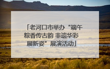 老河口市举办“端午粽香传古韵 非遗华彩展新姿”展演活动