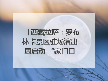 西藏拉萨：罗布林卡景区驻场演出周启动 “家门口”享文化盛宴