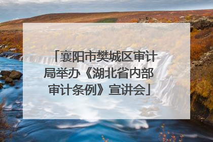 襄阳市樊城区审计局举办《湖北省内部审计条例》宣讲会