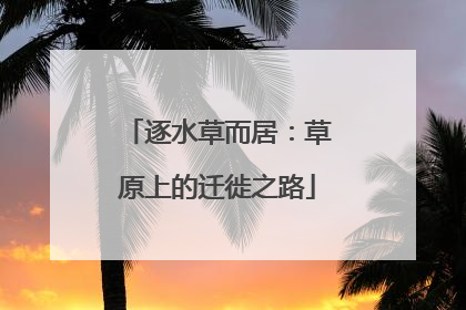 逐水草而居：草原上的迁徙之路