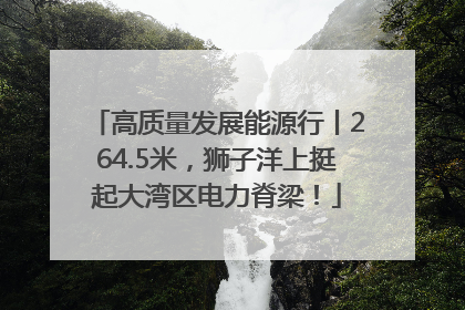 高质量发展能源行丨264.5米，狮子洋上挺起大湾区电力脊梁！