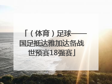 （体育）足球——国足抵达雅加达备战世预赛18强赛
