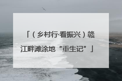 （乡村行·看振兴）赣江畔滩涂地“重生记”