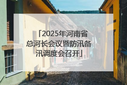 2025年河南省总河长会议暨防汛备汛调度会召开